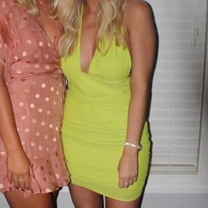 Revolve light green cocktail dress